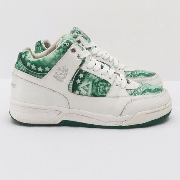 P. MILLER Rich Boyz Collection Sneakers Mid Top Basketball Shoes Money Soldiers - Picture 7 of 16